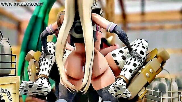 milk based hentai featuring a busty ample derian milf : Futanari