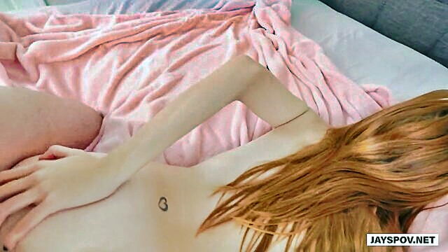 Dee Dee, Ginger - young redhead ava parker in pov masturbation and creampie