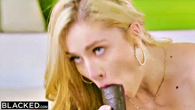 exclusive video of a teen with small tits enjoying a blowjob and facial from a black man : Blacked