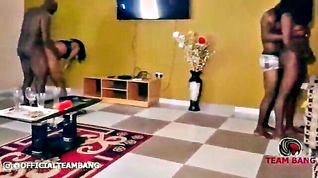 the gang fucking   a day in the life of a porn community : Africansluts Network