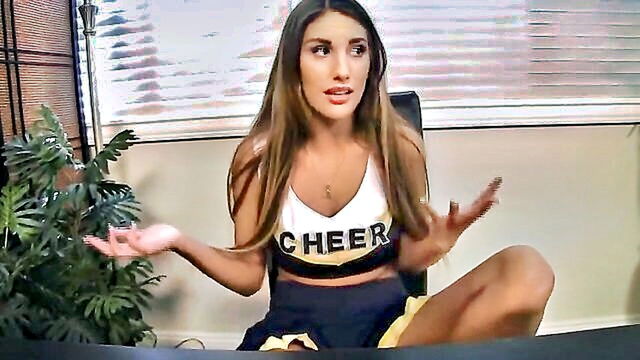 August Ames - august ames steamy joi performance to secure her position on the squad Eros Art