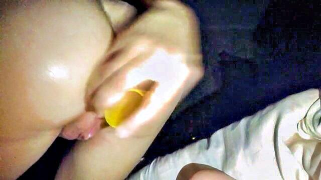 cumshot, amateur, anal - shaved pussy teen enjoys anal play and female orgasm