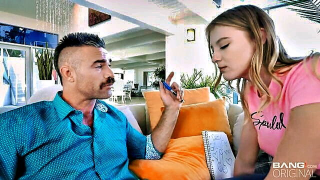 Melody Marks - teenager melody marks fulfills her step fantasy with her stepdads big cock Bang