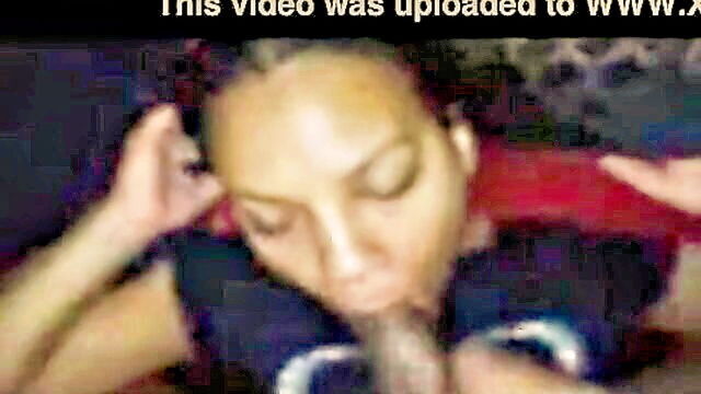 ebony, homemade, swallow - amateur guy cums inside a black blowjob home video