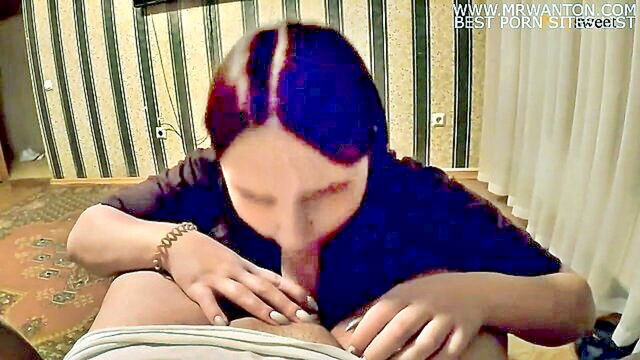 tattoo, 18 year old, ballbusting - russian girl experiences orgasmic ballbusting in hotel femdom