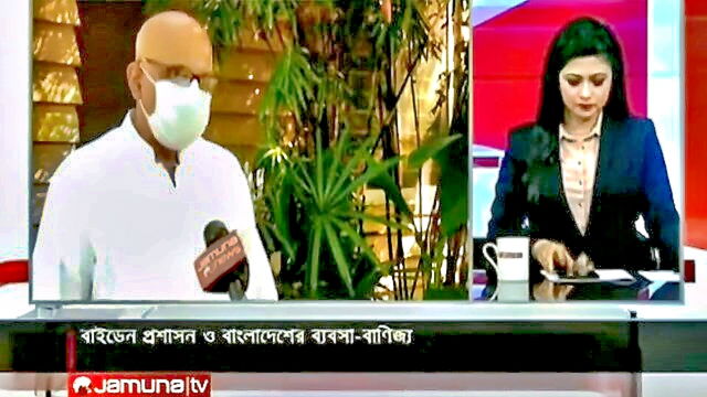 nusrat ayeshas naughty jamuna tv stunt with a muscular woman and toys : Bang