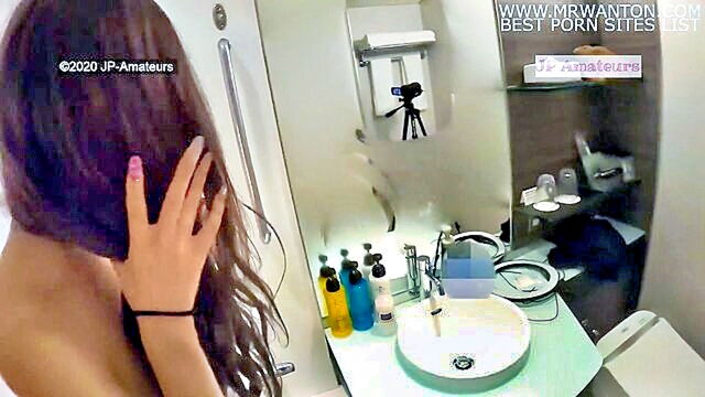 JP-Amateur - sharing an intimate moment with a stunning japanese model in the shower our exclusive video features passionate kissing sensual handjob and more available in hd and 60fps for your viewing pleasure