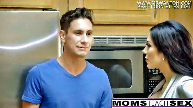 milf and teen girl engage in sexual activities with an asian man 18 years old and step daughter : MomsTeachSex