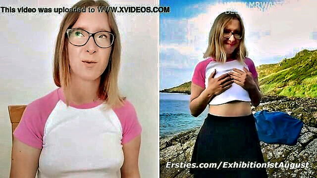 Amelia - outdoor exhibitionism with natural tits babe amelia b Ersties