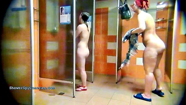 russian women caught on spy camera in public shower : Enjoy Bucks