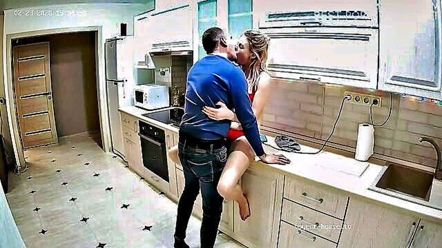 a european cook gets naughty with her assistant in the kitchen september 3rd 2021 : Voyeur House TV