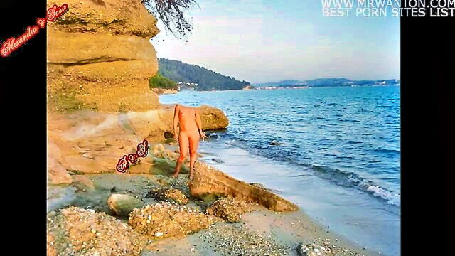 alexandra and sasa indulge in european beach vacation with daddy and pussy lickin : Lau