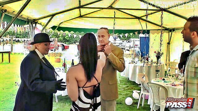 Katie Fox - three women engage in sexual activities during a garden party leading to a 4k recorded orgy with blowjobs and rough sex All Pornsites Pass
