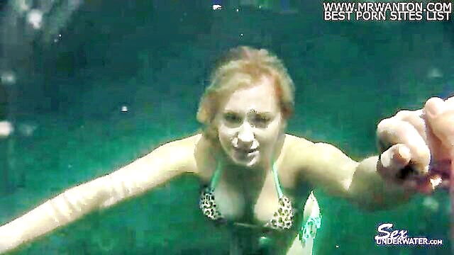 Topanga Fox - topanga fox indulges in sensual solo play amidst underwater setting