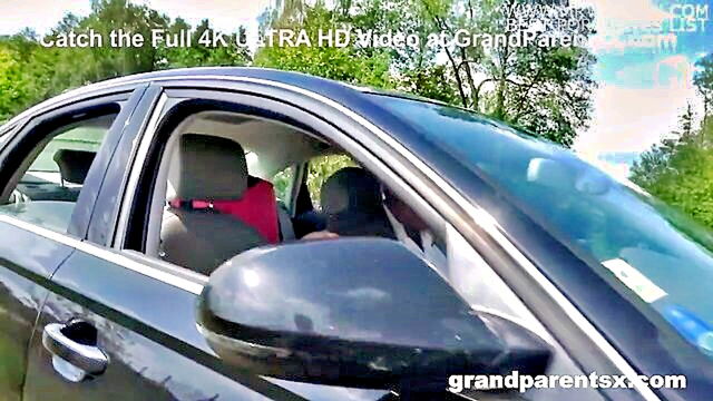 roadside encounter with older woman and young man : Grandparents X