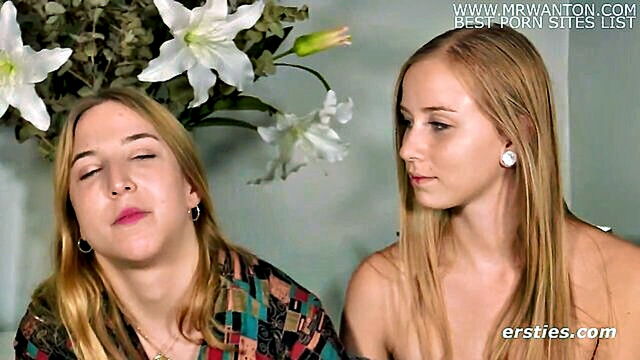 german women indulge in passionate lesbian intimacy with manual skills : Ersties