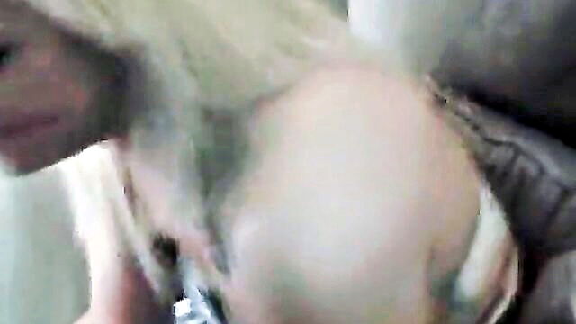 blonde, sex, amateur - blonde bombshell shares sensual kisses and pussy play in homemade video