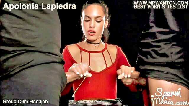 Apolonia Lapiedra - apolonia lapiedras explosive shoot with 93 cumshots Sperm Mania