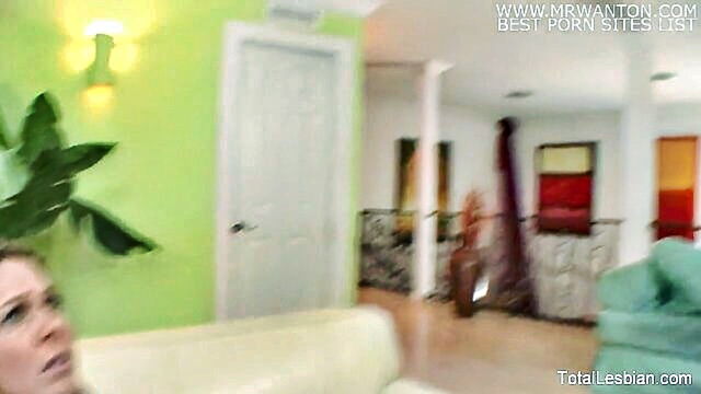 milf, lesbian, teen - blonde mother punishes her stepdaughter for misbehavior with girl on girl action
