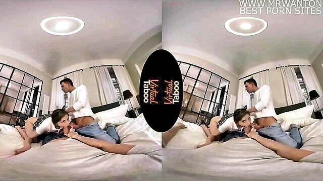 experience a taboo twist with pov vr of two men pleasuring one woman in 180° immersion : Virtual Taboo
