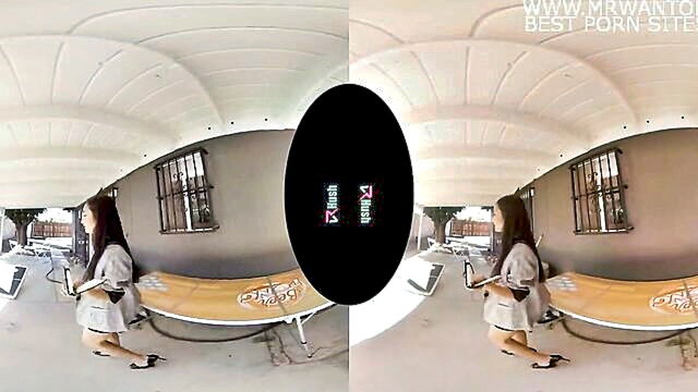 Avery Black - avery black asian realtor in passionate encounter with client in 180° vr VRHush