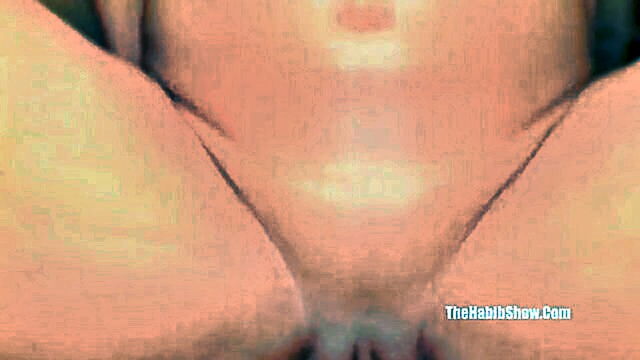witness a youthful woman being pleasured by multiple black men in this explicit video : The Habib Show