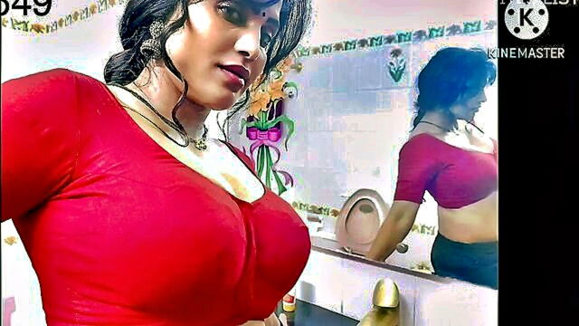 asian indian beauties in red sarees get intimate with their servants   available on xhamster : Ultima