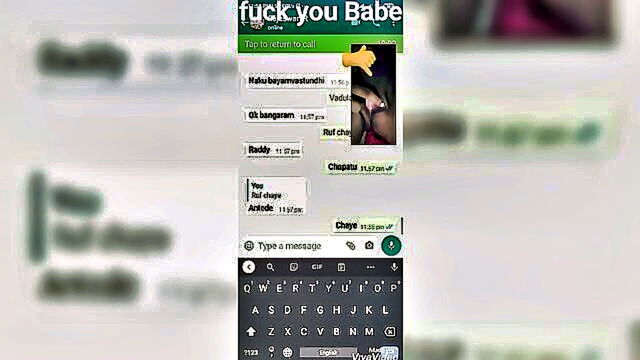young indian girl showcases her big booty and masturbates on a video call : webcam