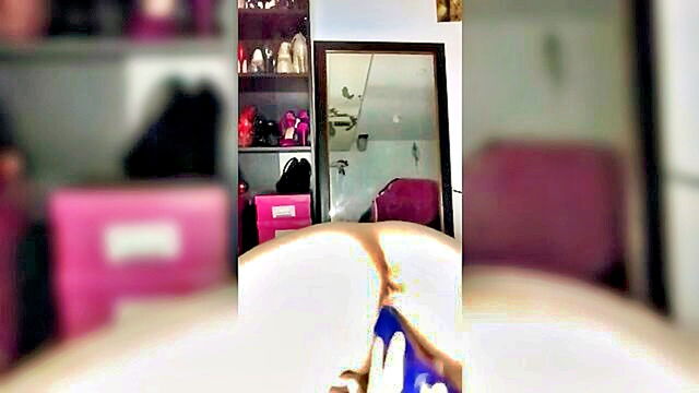 latina, creampie, dildo - latina wifes creampie orgasm using a big dildo