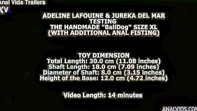 Jureka Del Mar - jureka del mar and adeline lafouine exploring handmade paddle size xl in indoor setting with additional anal fisting Anal Vids Trailers