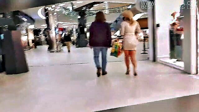 big ass, hd porn, nylon stockings - sexy mature woman in nylon stockings on a shopping spree in hd video