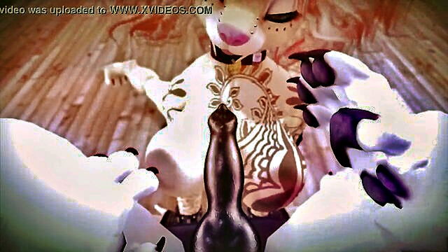 Lioness - yiffing nitskas furry mouth and taking it all in Nitska Bastet