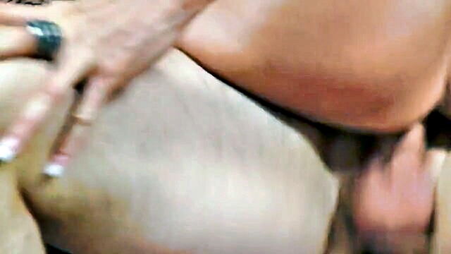 blowjob, facial, big tits - old and young couple explore their granny fetish in hd video