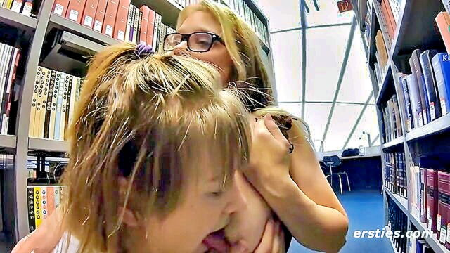 german amateur blondes explore each others bodies with fingering and vagina licking : Ersties