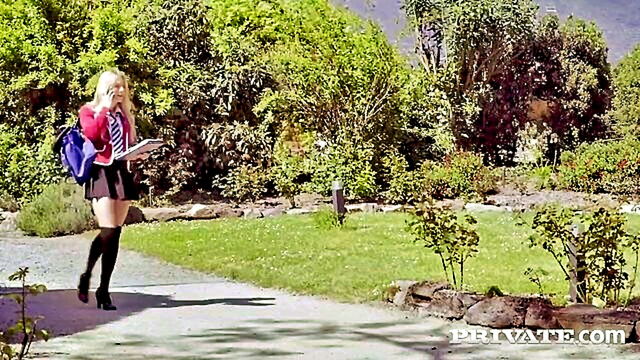 Veronica Leal - veronica leal a hot schoolgirl with squirting ability has sex with her private school teacher in the park bench receiving a cumshot Private Channel