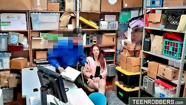 Cassidy Michaels - criminal catches teen stealing and forces him to perform oral sex