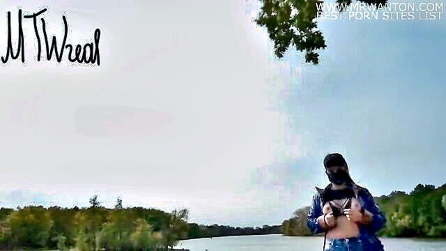 hd porn, hot milf, milf porn - watch milf strip by the lake in hd