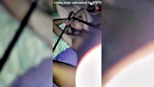 blonde babe tied up and in pov video