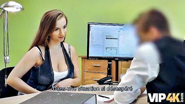 in this vip4k video a caucasian lady with natural big boobs and brunette hair engages in a steamy session with an eager client the scene includes a sensual blowjob and passionate lovemaking all captured in stunning high definition : VIP 4K
