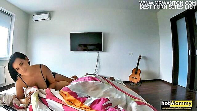 Hot Mommy - milf mom with big boobs and shaved pussy gets fucked hard Mom Pov