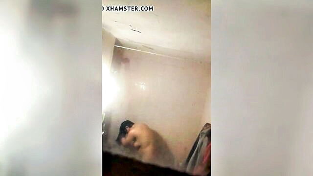 romanian, latina, big tits - mature spy caught in steamy shower encounter with busty latina