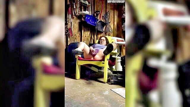 milf, squirting, amateur - chubby brunette with glasses enjoys solo female masturbation and vaginal stimulation