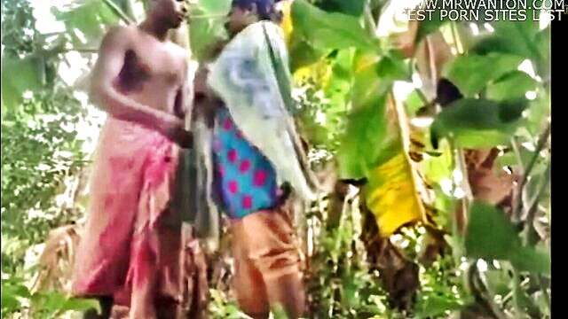 desi couple enjoys outdoor sex in the woods : Bang