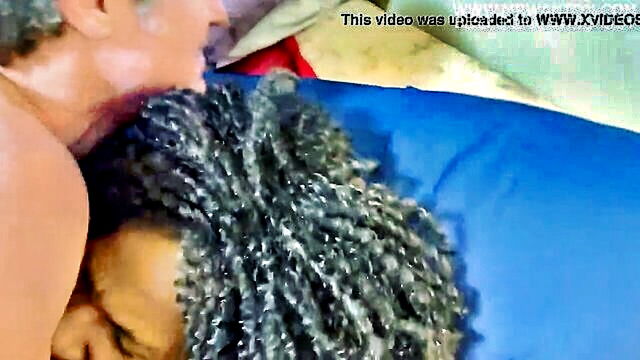 big-cock, ebony, hot wife - a black woman having sexual intercourse with an unfamiliar man featuring a large penis