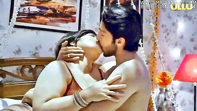 anal, indian, bbw - indian moms steamy encounter with her and her husbands lover