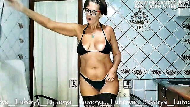 Lukerya - lukeryas kinky kitchen cleaning experience with diy sex toys Pawg