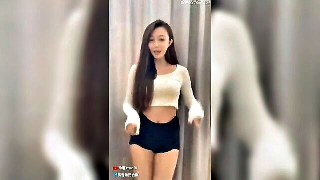 high-heels, sexy, porn - asian beauties in tight dresses public masturbation and dancing