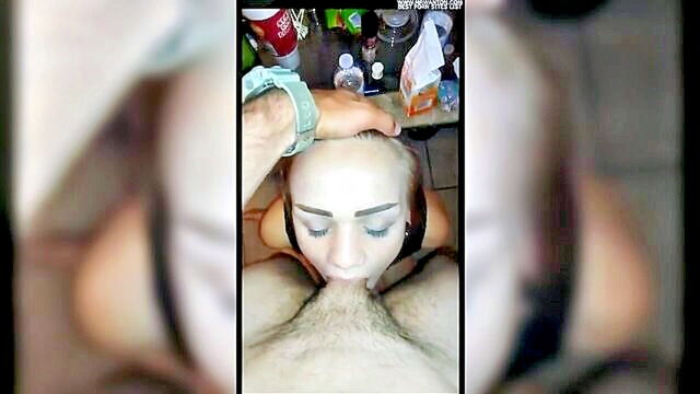 blowjob, big dick, amateur - amateur teen gives enthusiastic deepthroat blowjob and handles rough sex with a smile