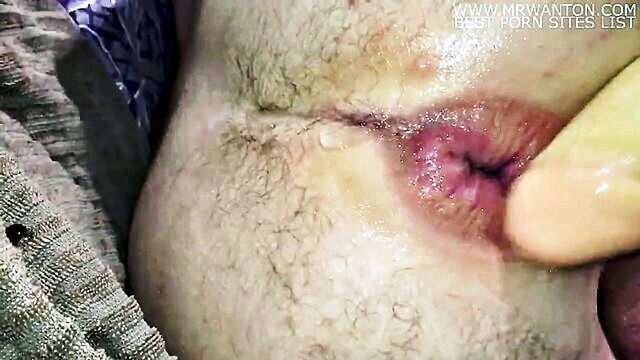 anal, hot, amateur - amateur couples anal play with suction cup and dildo