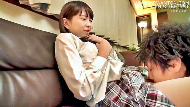 big tits, hd porn, blowjob - asian babe with big boobs gets a handjob and blowjob in hd video